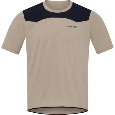Norrøna Мъжка фланелка с къс ръкав за колоездене Norrøna Skibotn Equaliser Tech T-Shirt Cycling jersey - Winter Twig / Caviar Black - размер XL (056-3183-0314)