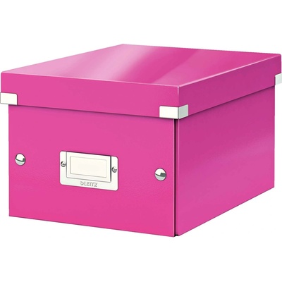 Leitz WOW Click & Store DVD 20,6 x 14,7 x 35,2 cm, ružová