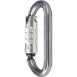 AustriAlpin Заключващ се карабинер Austrialpin Ovalo ID Aluminium 3-Way Auto-Lock Screwgate carabiner - Anthracite Anodized - размер One Size (340-0006-0111)