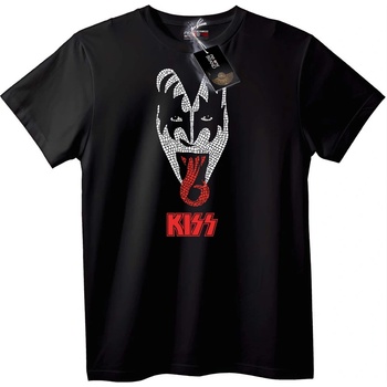 NOONEBRAND Тениска KISS Мозаечно Лого - L, White
