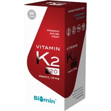 Biomin Vitamín K2 120 mcg 60 tobolek