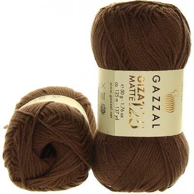 Gazzal Giza Matte 125 5586 tmavě hnědá