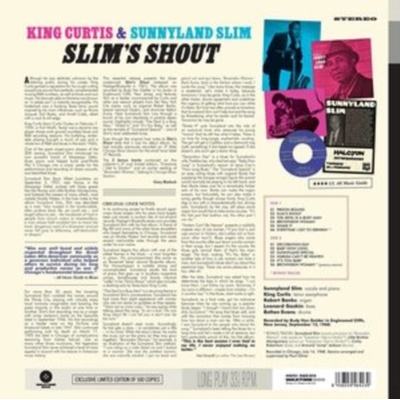 King Curtis & Sunnyland Slim - Curtis, King Sunnyland Slim LP