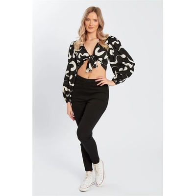 Influence Клин Influence Women's Elastic Waist Jeggings - Black