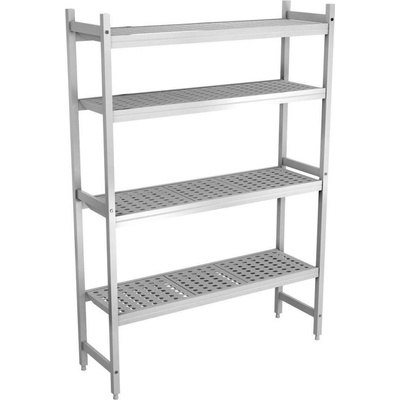 G.Gastro Základní hliníkový regál - 1195x1800 mm -Nosnost: 600 kg - D9779733