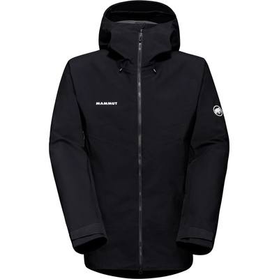Mammut Мъжко водоустойчиво яке Mammut Crater IV Hardshell Hooded Jacket Waterproof jacket - Black - размер XXL (002-3177-0115)