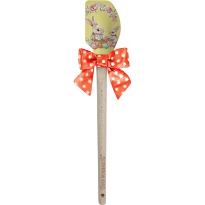 ALVARAK Stierka kuchynská 21 cm, silikón/drevo, zajačik