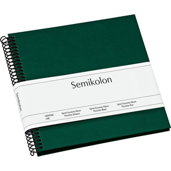 Semikolon Фотоалбум Uni Economy с черни карти малък тъмнозелен (364025)
