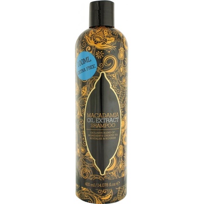 Macadamia Oil Extract Exclusive vyživujúci šampón pre všetky typy vlasov Exclusive Blend of Ingredients Created to Revitalise & Nourish 400 ml