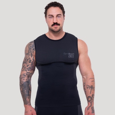 GymBeam Безшевен потник OG1 Black/Grey M