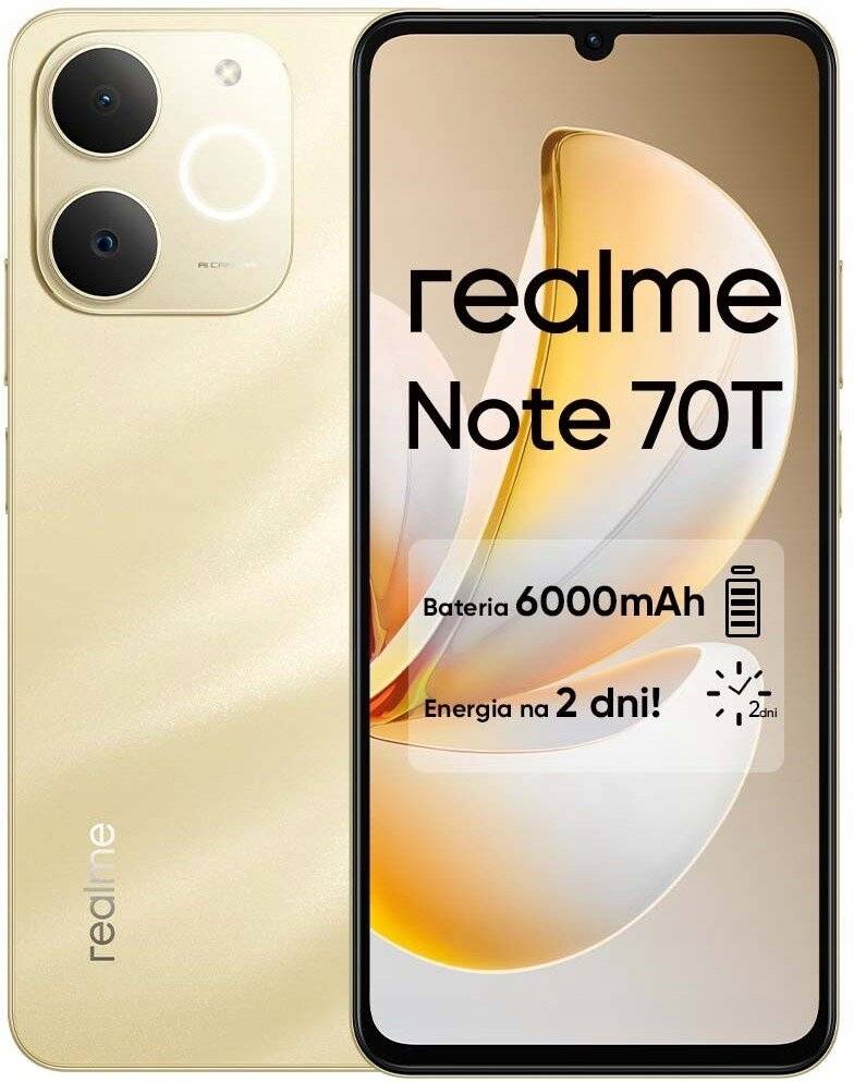 Realme Note 70T 4GB/256GB Gold od 2 421 Kč - Heureka.cz