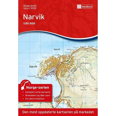 mapa Narvik 1:50 t. nordeca