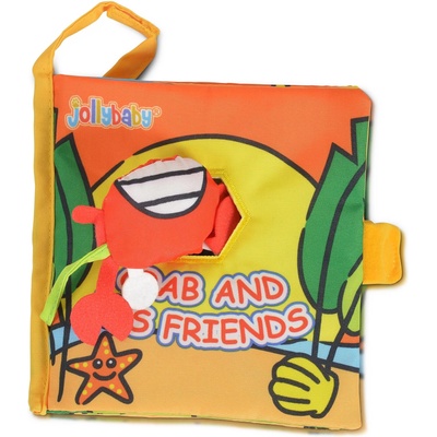 Jollybaby Мека книжка с играчка Crab 2103071 (111085)
