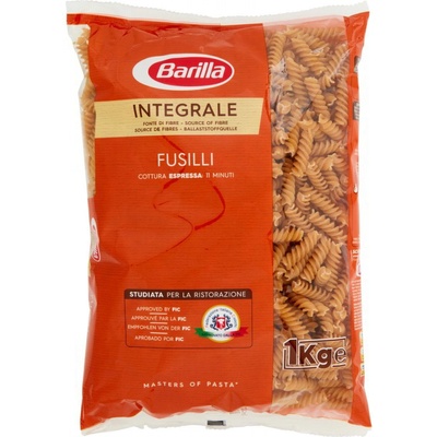 Barilla celozrnné cestoviny Fusilli 1 kg