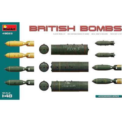 Miniart British Bombs 1:48