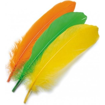 Veniard Tužší husí peří Goose Shoulder Stiffs Feathers šedo-modrá