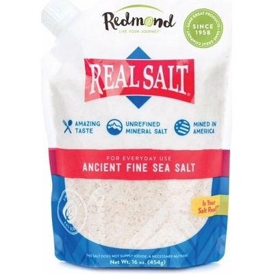 Jemně mletá mořská sůl z Utahu | REDMOND Real Salt™ Gram: 454 g