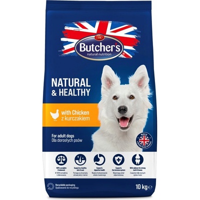 Butcher's Natural & Healthy Adult kuřecí 10 kg
