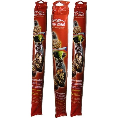 Nara natur SUDŽUCH sladký kavzkazská specialita tradiční vynikající tyčinka z hroznové šťávy s vlašskými ořechy velmi chutná délka 40 cm 200 g