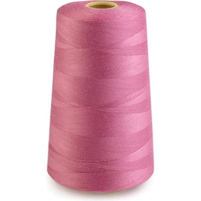 Polyesterové nitě pro overlocky i klasické šití návin 5000 yards PES 40/2, malé, 556 Begonia Pink