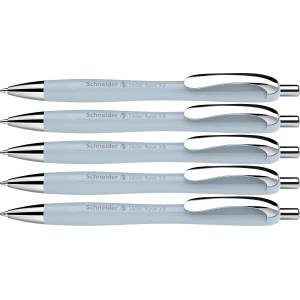 Schneider Slider Rave XB Ballpoint Pen, Pack of 5, Arctic White - 132553 (132553)