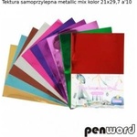 Penword Metallic Adhesive Cardboard 10 Colors