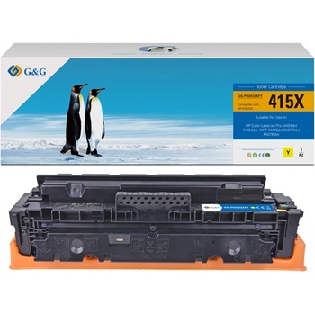 Compatible КАСЕТА ЗА HP Color Laserjet PRO M454dn/M454dw/MFP M479dw/M479fdn/M479fdw - HIGH CAPACITY - WITH CHIP / С ЧИП - Yellow - /415X/ - W2032X - PN NT-PH2032XY - G&G (NT-PH2032XY)