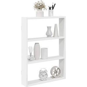 vidaXL стенна етажерка бяла 43x9x60 cm от конструирана дървесина (860049)