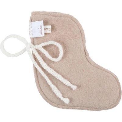 Merino Novorozenecké ponožky Béžová – Zboží Dáma