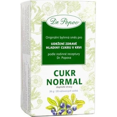Dr.Popov Cukr normal čaj porcovaný 30 g