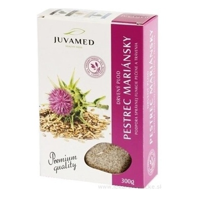 JUVAMED Healthy Food PESTREC MARIÁNSKÉ DRVĚNÝ PLOD bylinná sypaná směs 300 g