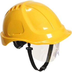 Portwest endurance plus visor pw54 / Предпазна каска с визьор - жълта (pw54yer)