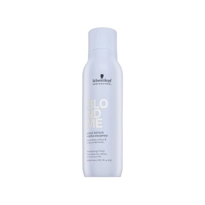 Schwarzkopf BlondMe Bond Repair Purple Shampoo тонизиращ шампоан за неутрализиране на жълтите тонове 300 ml