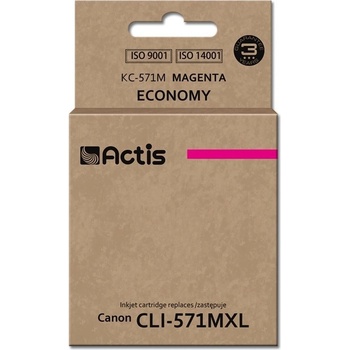 Compatible KC-571M ink (replacement for Canon CLI-571M; Standard; 12 ml; magenta) (KC-571M)