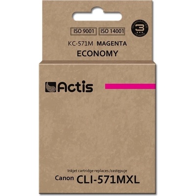Compatible KC-571M ink (replacement for Canon CLI-571M; Standard; 12 ml; magenta) (KC-571M)