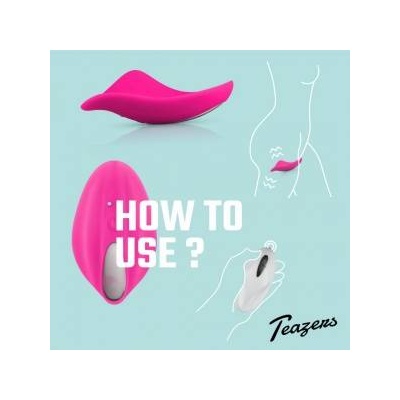 Boss of Toys EasyToys Mini Silicone Intimate System with Remote Control, 12 Modes, Pink