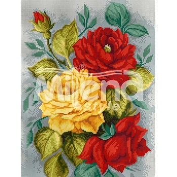 Image 1 of Milena Style Ароматни рози - гоблен с щампа без конци