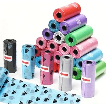 Trixie Sáčky náhradní na psí výkaly mix barev 1 role