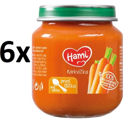 Hami Prvá lyžička mrkva 6 x 125 g