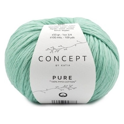 PURE Katia Farby PURE: 88 pastelová zelená - NOVÁ