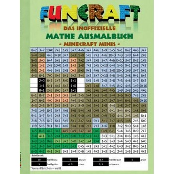 Funcraft - Das inoffizielle Mathe Ausmalbuch: Minecraft Minis Cover Hase