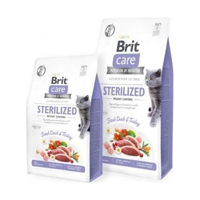 Brit Care Cat Grain Free Sterilised and Weight Control 0,4 kg