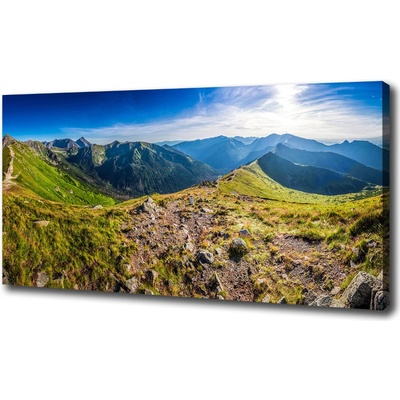 Foto obraz na plátne Horská panoráma 100x50 cm