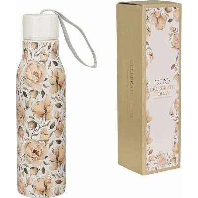 Duo Porcelain termoláhev 500 ml English Roses White