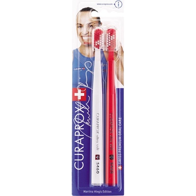 Curaprox 5460 ultra soft Martina Hingis edition 2 ks