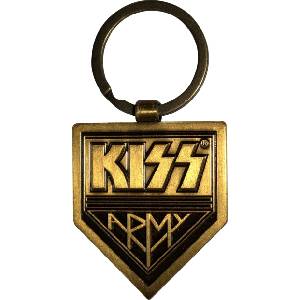 Kiss Gold Army Pennant (Double Sided) Ключодържател (KISSKEY20)