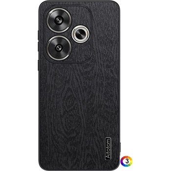 Image 1 of Xiaomi Redmi Turbo 3 5G Tree Bark Удароустойчив Кожен Калъф и Протектор