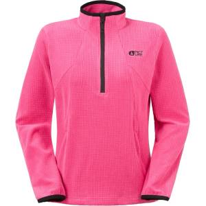 Picture Дамски поларен пуловер Picture Women's Weavy 1/4 Grid Fleece Fleece jumper - Beetroot Powder (105-7538-0114)