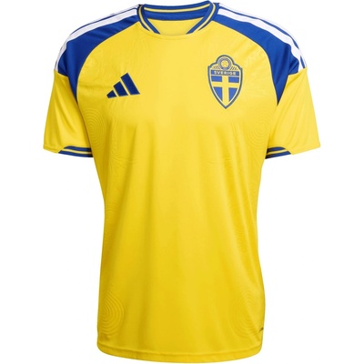 adidas Мъжка футболна фланелка Adidas Sweden Home Shirt World Cup 2026 Mens - Yellow/Blue