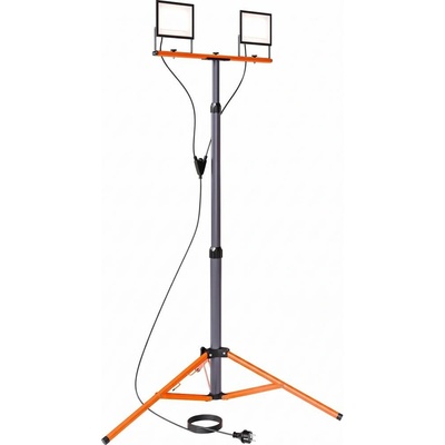 SmartLED | LED Reflektor se stojanem 2xLED/50W/230V 4500K IP65 černá/oranžová | 5779
